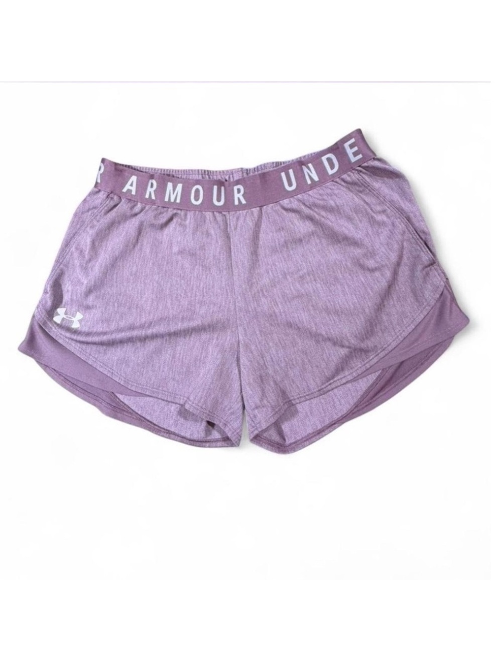 Under Armour Purple HeatGear Running Shorts Small Athletic Workout Gym